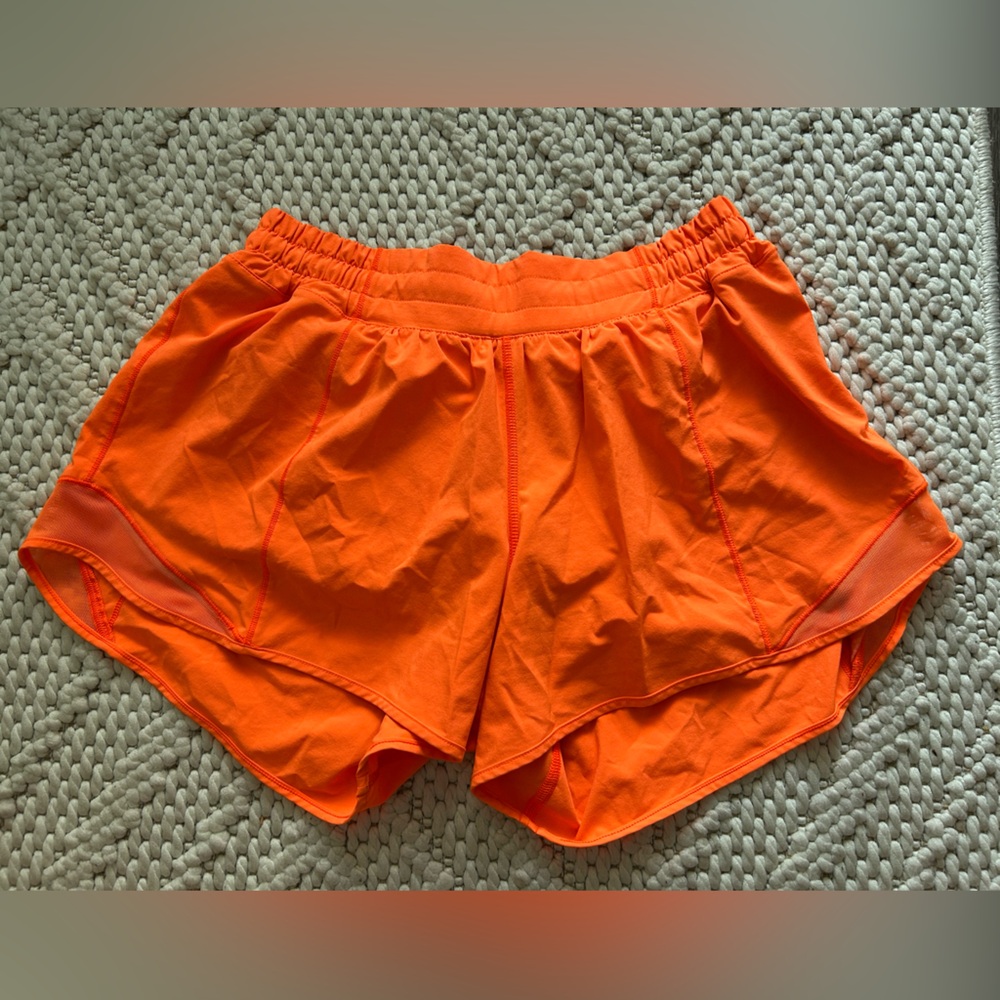 Lululemon Athletica Orange Shorts
